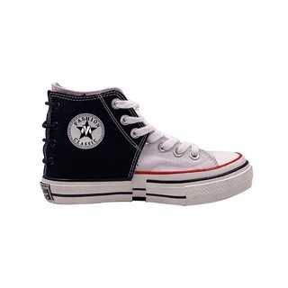 [ORDER] Giày trắng dáng cv vá kiểu đen