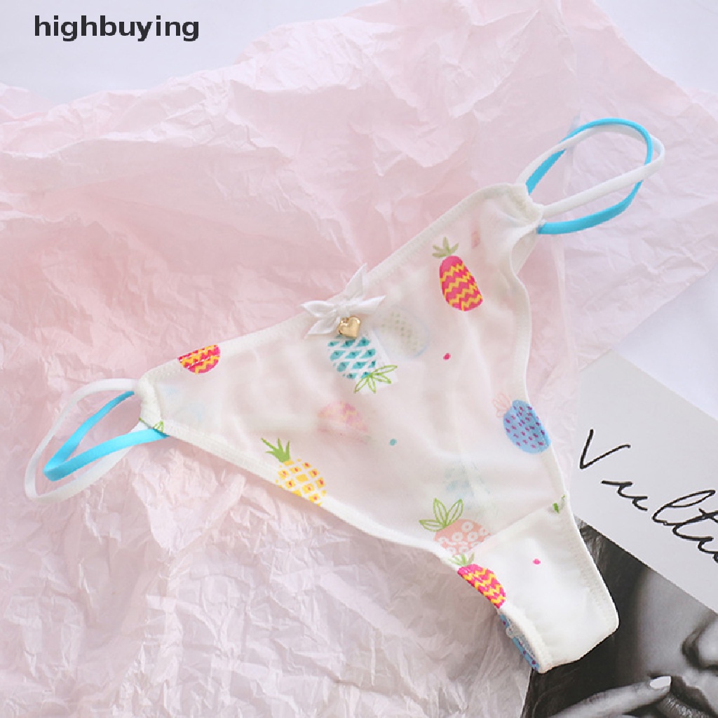 Quần Lót Chữ T Phối Lưới Hở Lưng Gợi Cảm Cho Nữ