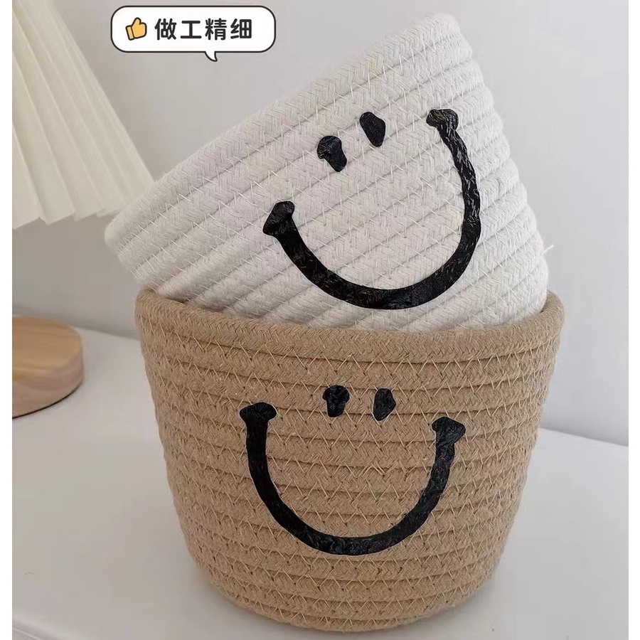 Giá Đỡ Cọ Trang Điểm Để Bàn Hình Mặt Cười Đơn Giản