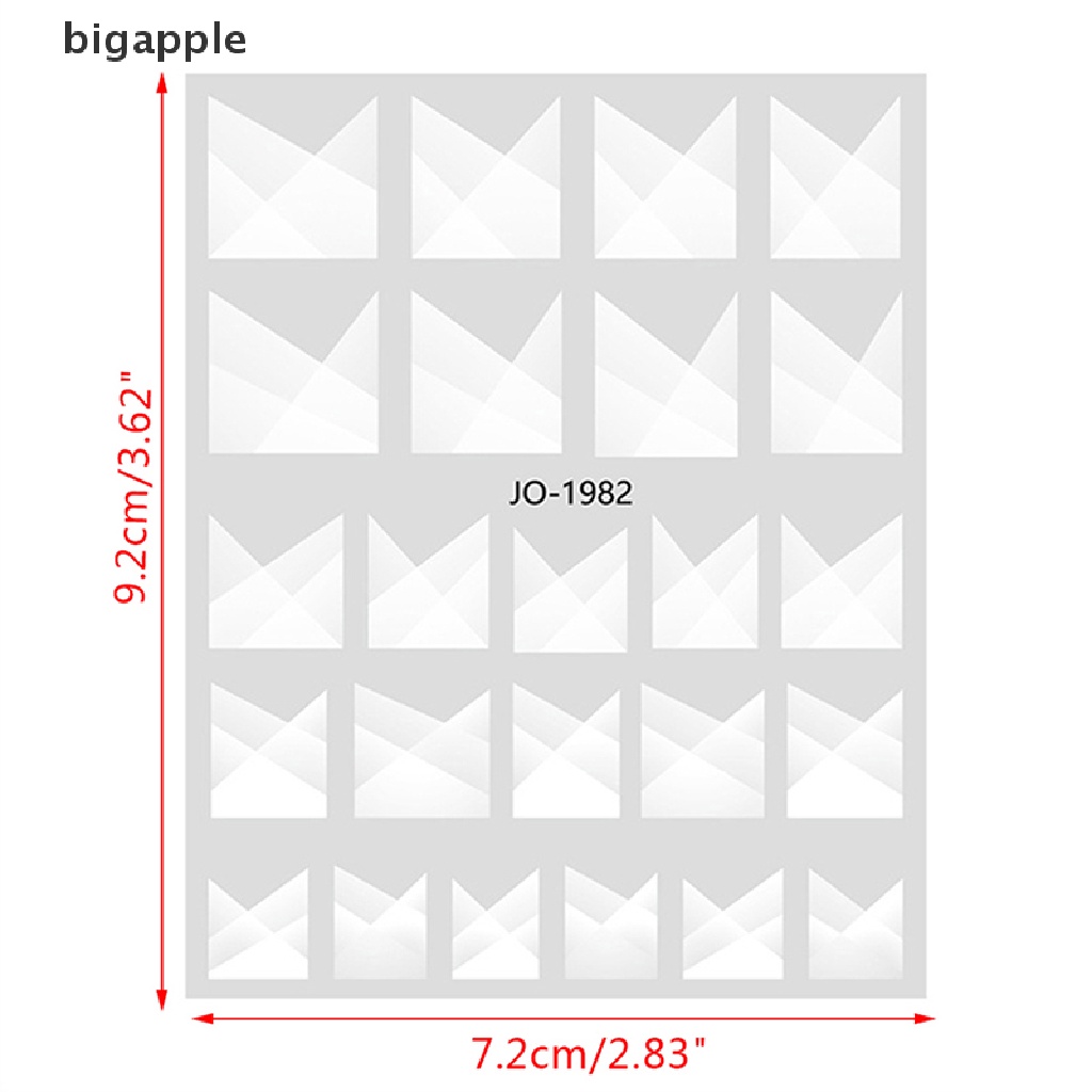 Miếng Dán Móng Tay Trong Mờ Màu Trắng Đen Phong Cách Pháp Độc Đáo