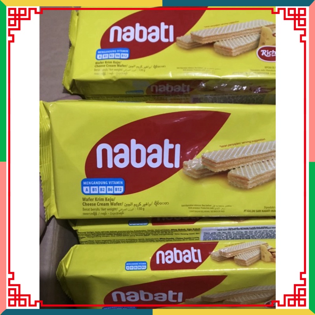 HOT Bánh Kem Xốp Nabati Phô Mai/Socola/Sữa chua 110g