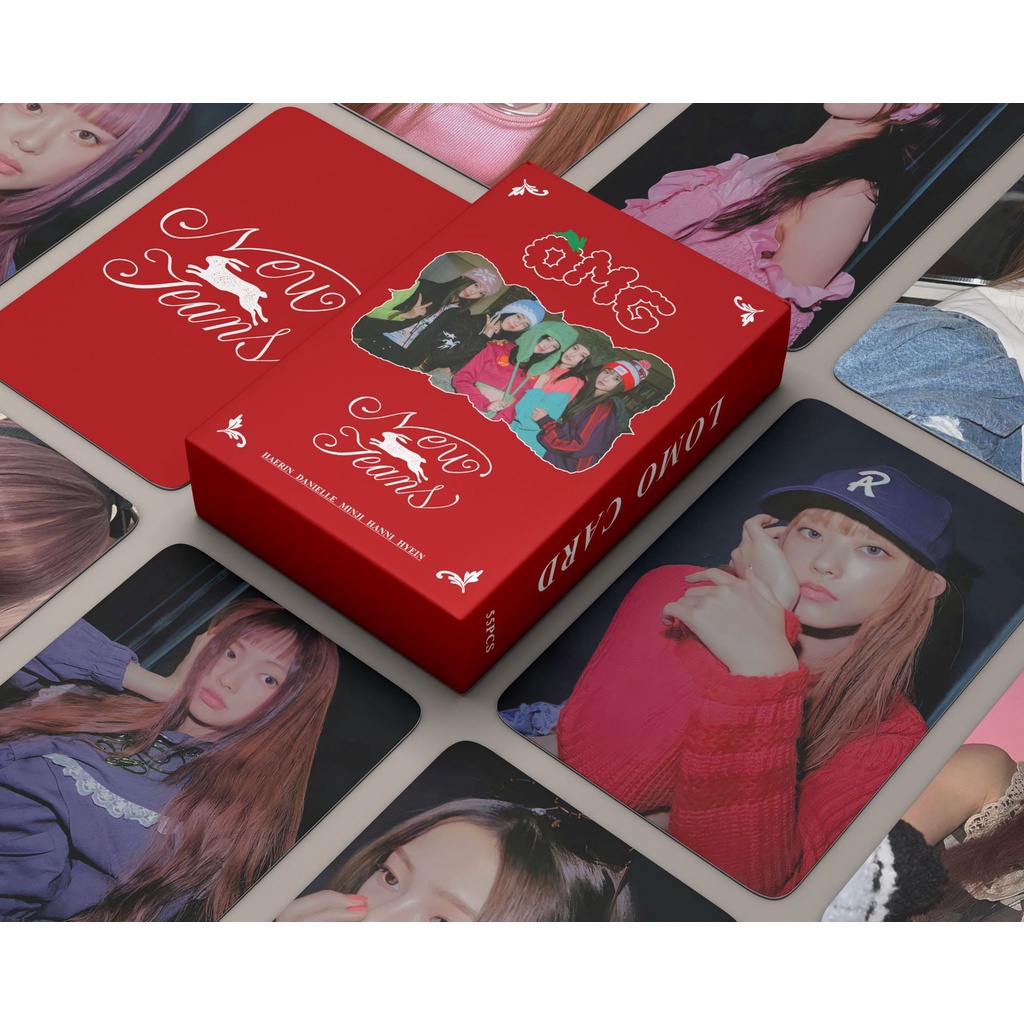 Hộp 55 Ảnh LOMO Card Các Thành Viên Nhóm Nhạc OMG Zero Bunnies Thẻ