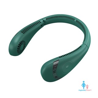 5000mAh Fan Portable Neck Bladeless 360 Degrees Cooling Mini Foldable 3 Speeds Rechargeable Quiet Fans For Travel