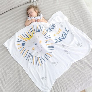 Chăn mền Lụa siêu mềm mát cho bé 110 x 120cm