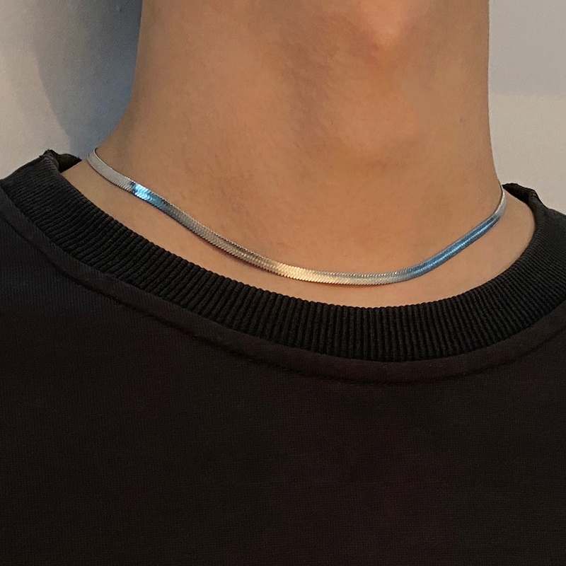 Vòng cổ Xương Rắn Phong Cách Hip hop Thời Trang Cho Nam