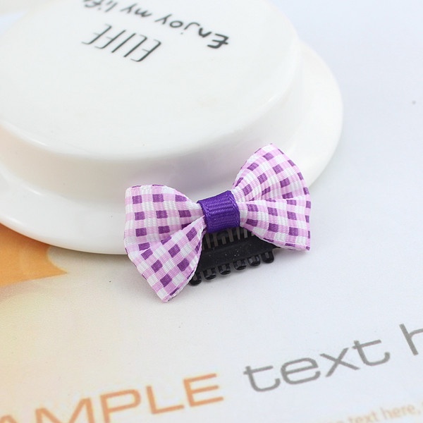 Set 10 Kẹp Tóc Nơ Nhiều Màu Dễ Thương Cho Bé Gái