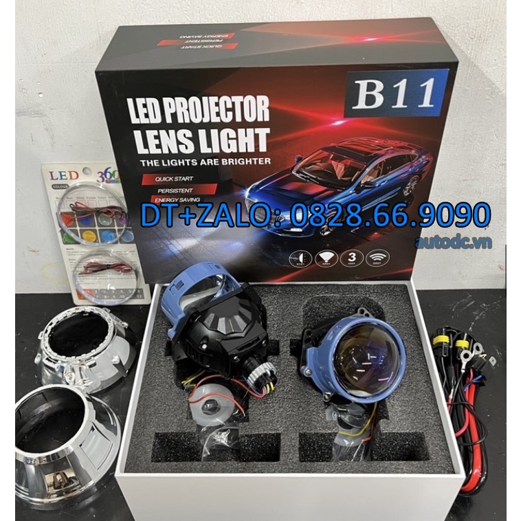 Bi led 3 inch cho ô tô B11 - Bi mắt ếch cho Ô Tô Chính hãng bảo hành 24 tháng