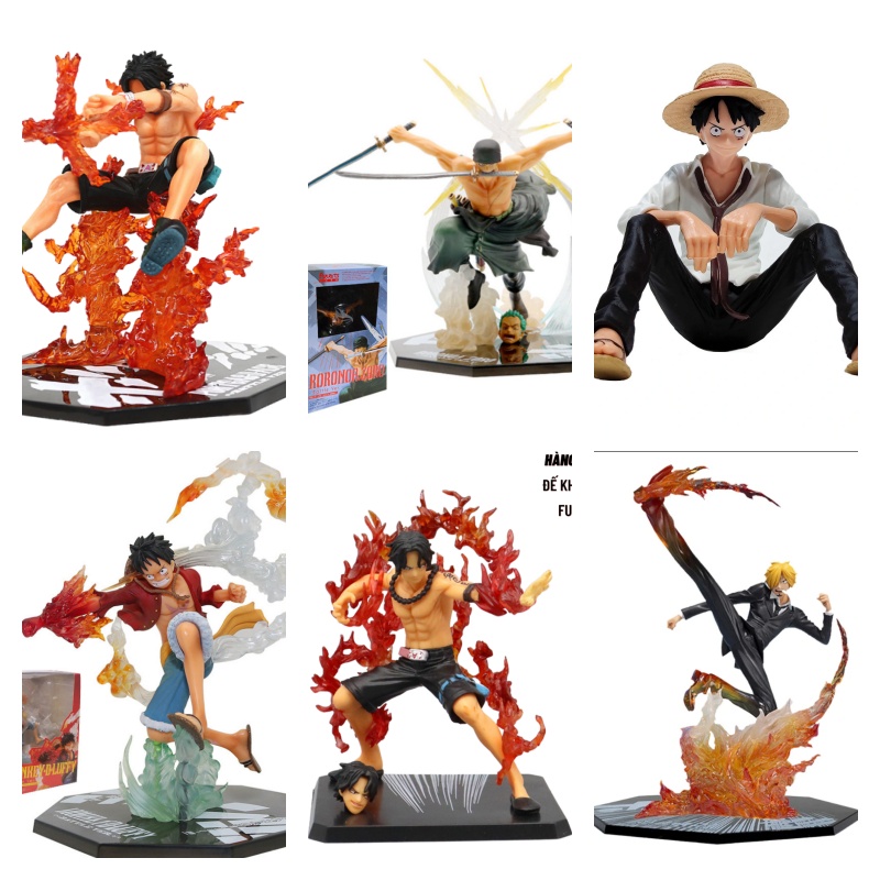 ( Hàng Rẻ ) - Mô hình đồ chơi - One Piece hàng siêu đẹp đế không chữ - No Box - Bộ FZ - One Piece - 