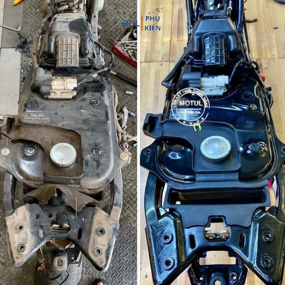 Nước rửa xe đa năng Motorbike Cleaner 850ml vệ sinh khung vỏ dây điện xe...