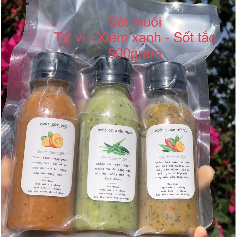 Sét muối Tứ vị - Xiêm xanh - Sốt tắc