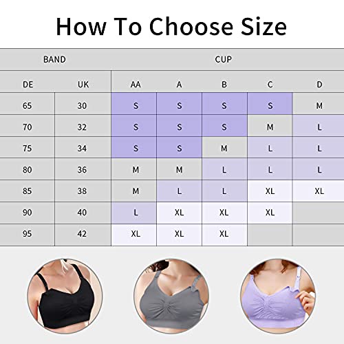 Áo Ngực Không Gọng Không Đường May Có Thể Tháo Rời Cho Mẹ Bầu Chăm Sóc Bé