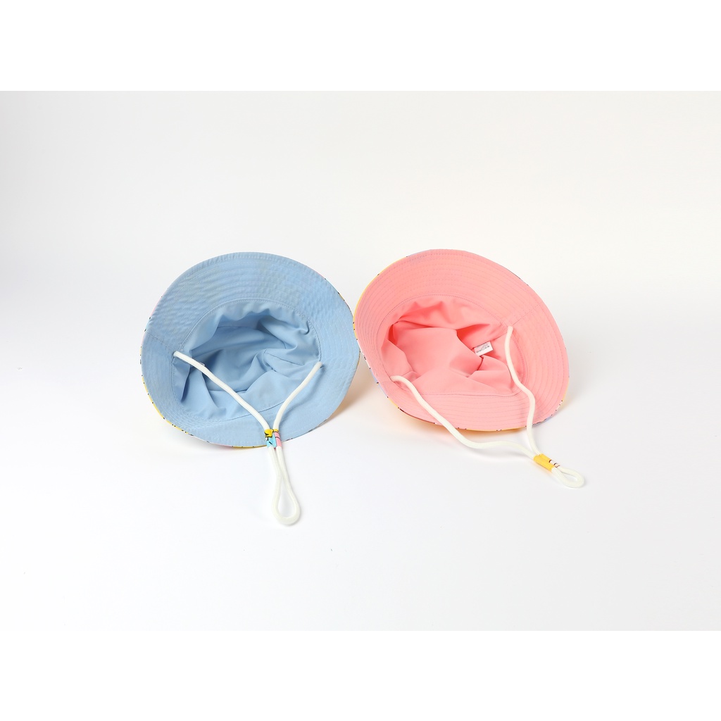 Mũ Tai Bèo Chống Nắng Tia UV Thoáng Khí Họa Tiết Hoạt Hình Dễ Thương Cho Bé