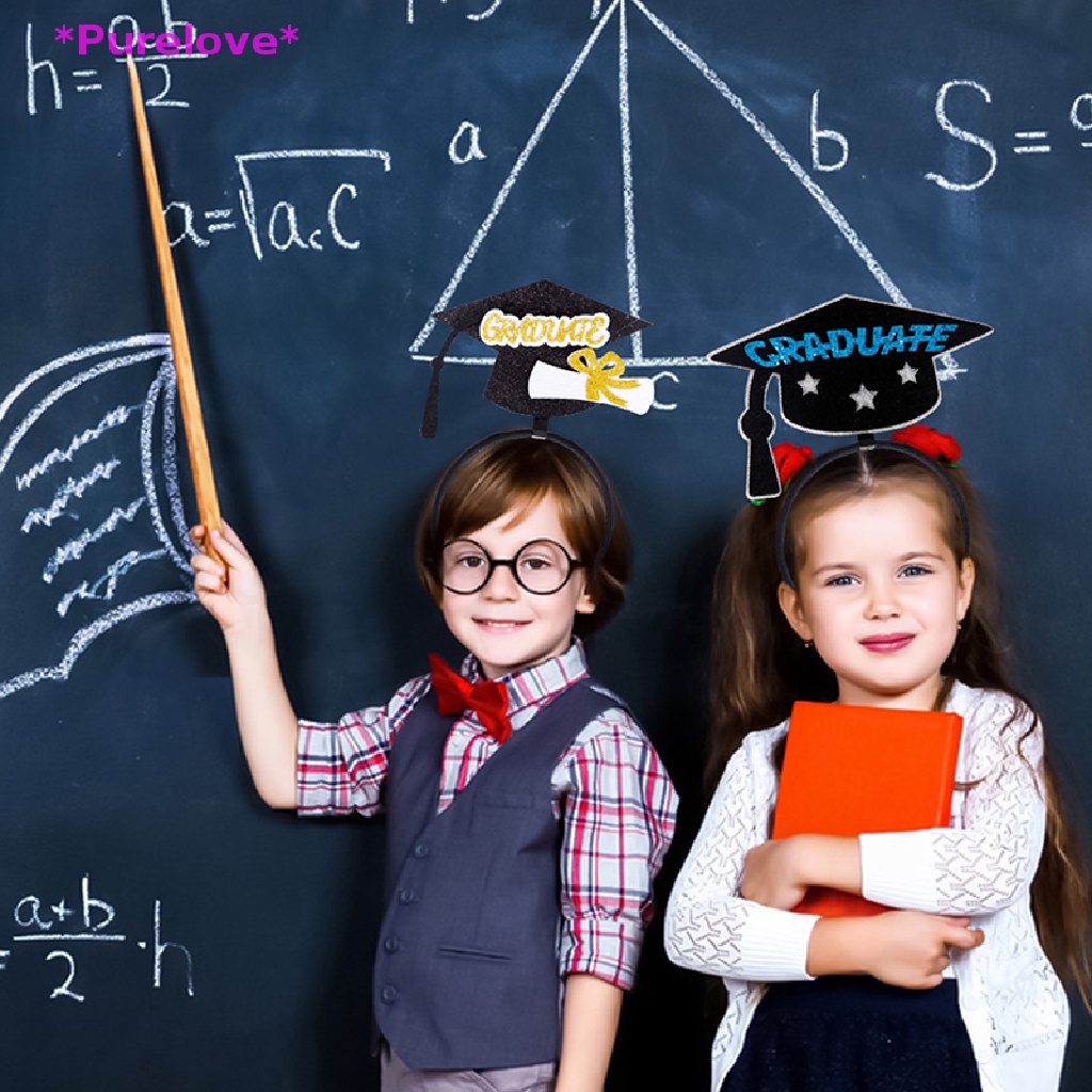 Băng Đô Cài Tóc Mini Hình Nón Tốt Nghiệp Xinh Xắn Mới