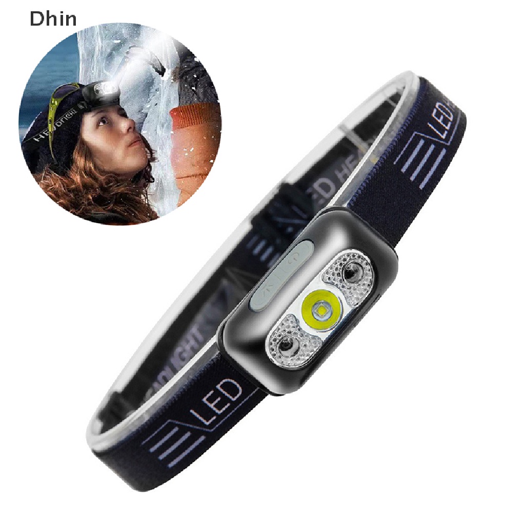 Đèn Pha LED Cảm Biến Chuyển Động Sạc USB Chuyên Dụng Cho Chạy Bộ Câu Cá