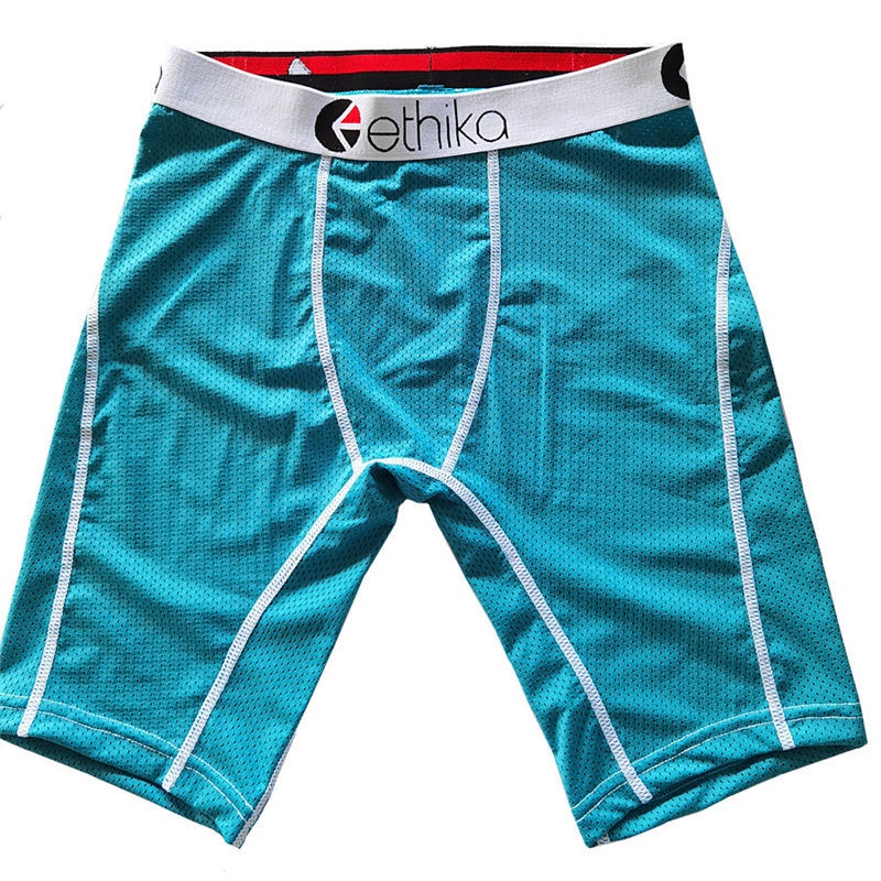 Bán Chạy! Bán Chạy!F & X Quần Legging Thể Thao Bóng Rổ ethika Năm Điểm Phối Lưới Nhanh Khô Màu Xanh Bạc Hà Cho Nam
