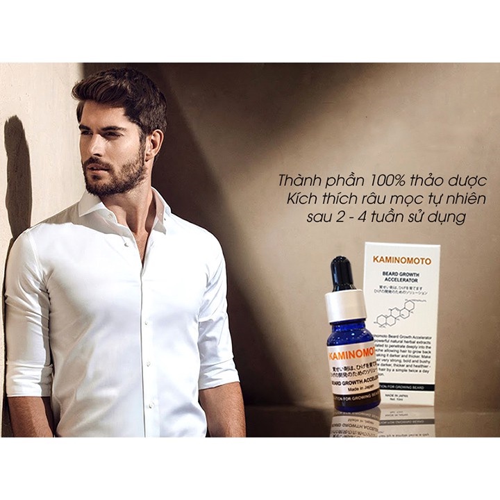 Mua Thuố.c mọc râu KAMINOMOTO, Kích mọc râu nhanh đen, Serum mọc râu ...