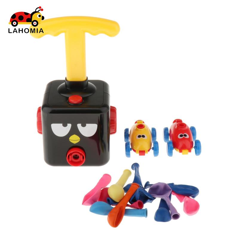 LAHOMIA Đồ chơi xe chạy bong bóng bằng tay kèm bơm bong bóng vui nhộn cho trẻ mẫu giáo