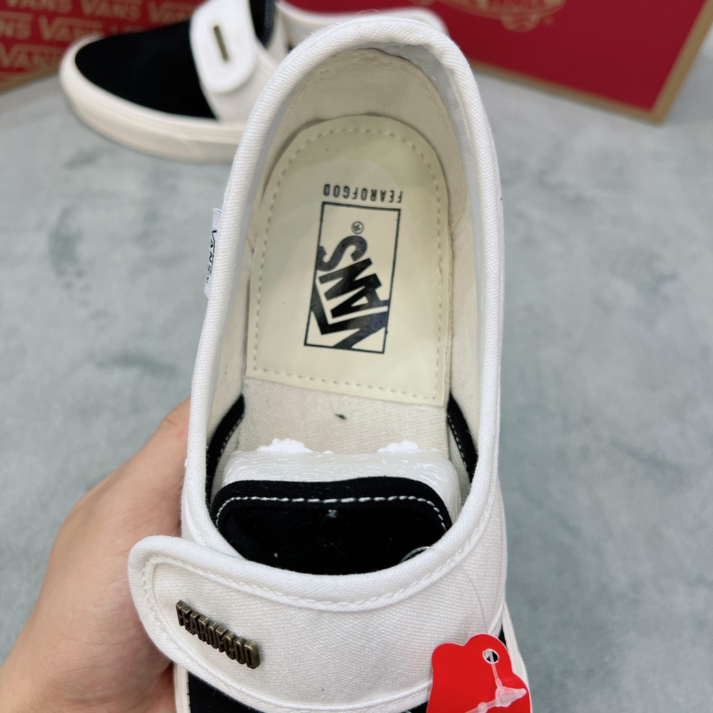 Giày Vans Dán Nam Nữ, Giày Vans Dán Đen Trắng Thể Thao hàng Đẹp Full Box. Hoàng Kim Fashion