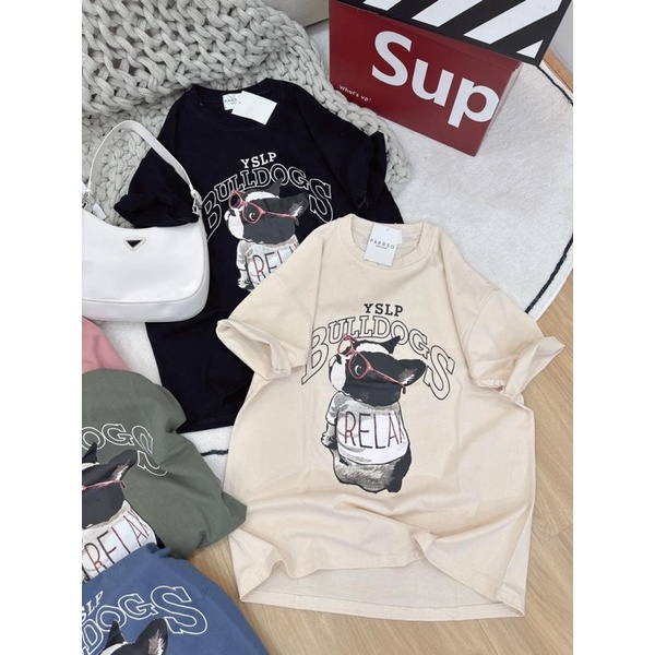 Áo Phông Form Rộng Giấu Quần Unisex Nam Nữ Cotton Oversize Giá Rẻ