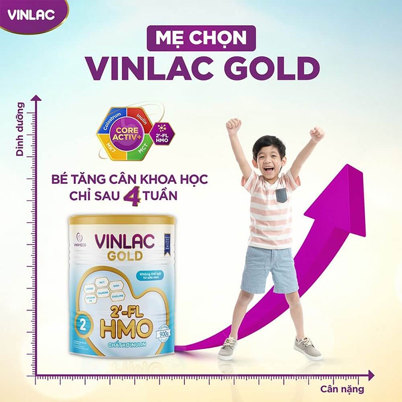 Sữa Vinlac Gold 1  300g,400g,800g,900 Mới 2025