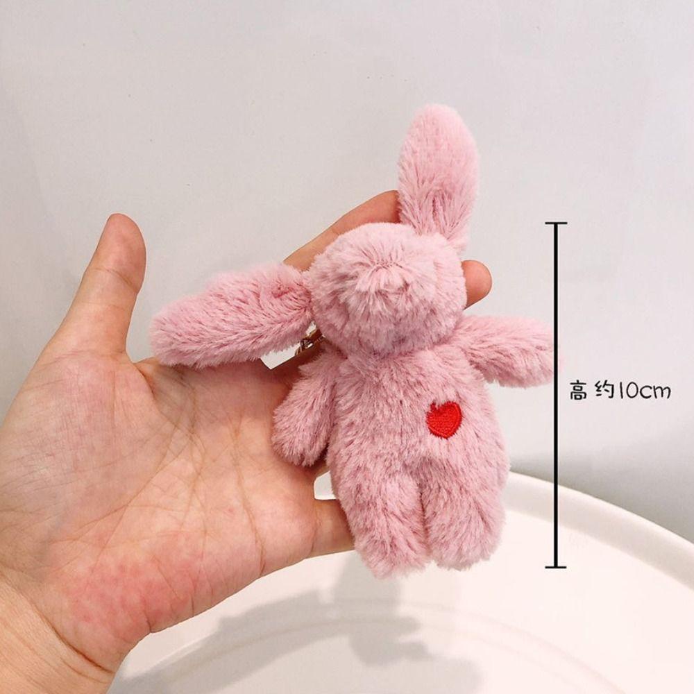 Móc Khóa Thỏ Nhồi Bông AARON1 Dễ Thương Cho Điện Thoại