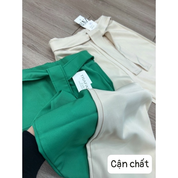 Quần suông ZRAA thắt đai