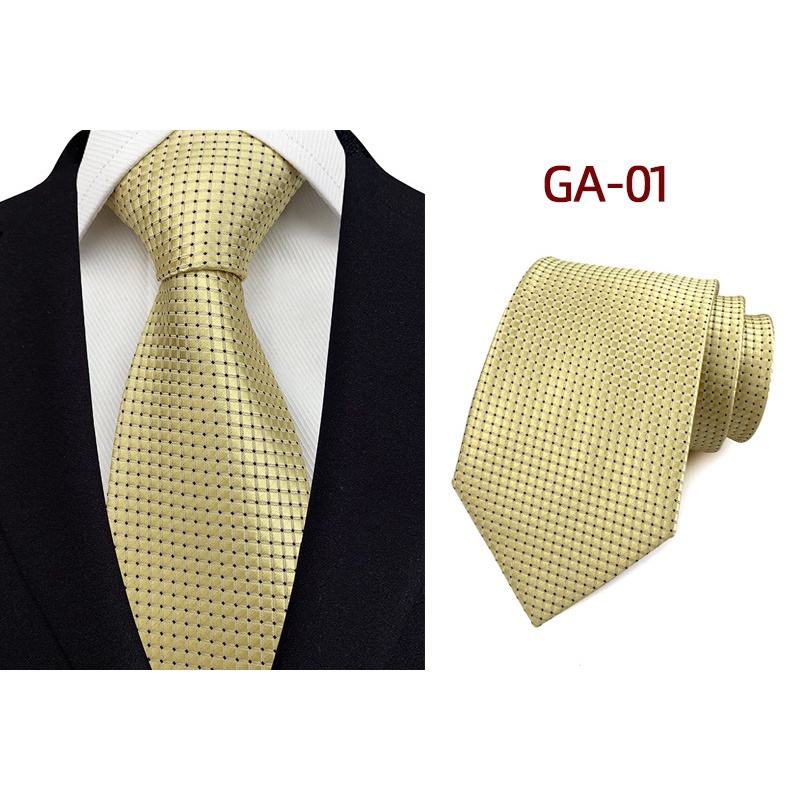 Cà vạt EFAN phần rộng nhất 8cm họa tiết chấm bi tùy chọn màu sắc