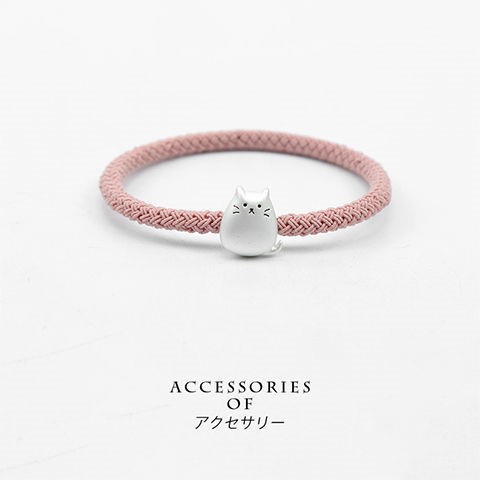 Dây Buộc Tóc Cao Su Họa Tiết Dễ Thương Phong Cách Hàn Quốc Cho Cặp Đôi