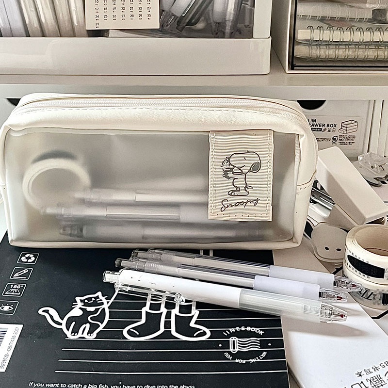Túi Đựng Bút Trong Suốt Cỡ Lớn Tiện Dụng Cho Học Sinh