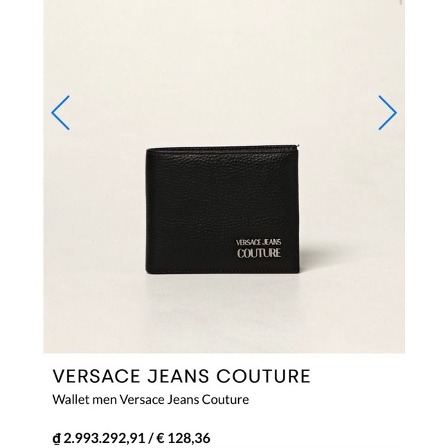 ‼️Rẻ nhất Shopee‼️Ví Versace jeans couture nam da thật