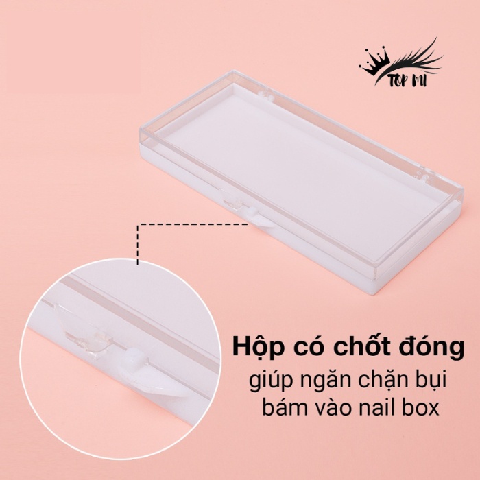 Hộp đựng nail mi mica tiện lợi giá rẻ