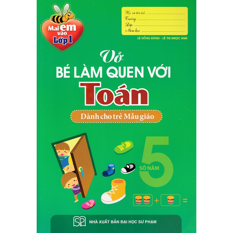 Sách_Mai Em Vào Lớp 1 - Vở Bé Làm Quen Với Toán