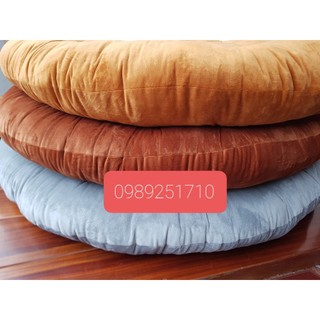Nệm Ghế Papasan Chất Nỉ Nhung