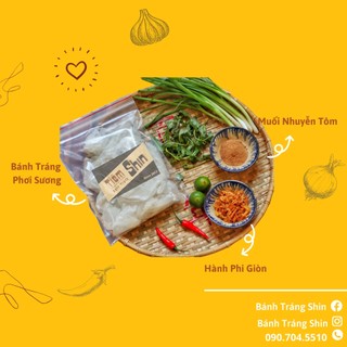 combo 10 Bánh Tráng Muối Nhuyễn Phơi Sương Zip L