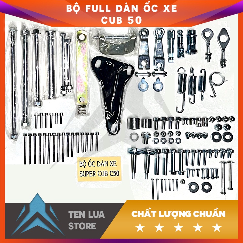 Bộ ốc xe Dream Thái,Dream Việt,Dream Lùn ,Wave Alpha/ZX/RS/A/S100, Club 50+81+82+78