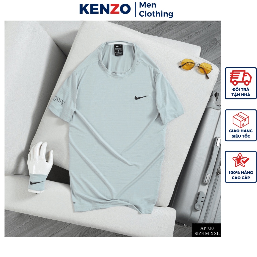 Áo Adidas cổ tròn chất mát cao cấp Hàng Hiệu Kenzo KN730 Áo thun nam thể thao hàng đẹp xịn form chuẩn 2023