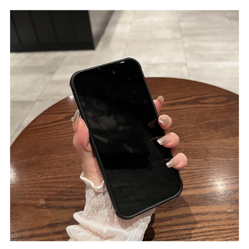 Ốp Điện Thoại Da Viền Dẻo Họa Tiết Phi Hành Gia Kèm Giá Đỡ Từ Tính Chống Sốc Cho iphone 14 13 12 11 Pro Max 14