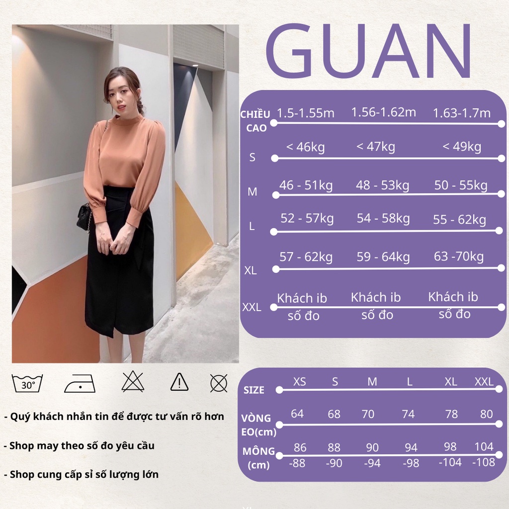 Chân Váy Chữ A Dài Đắp Vạt Thắt Nơ Sườn, Chân Váy Công Sở Chữ A Thời Trang