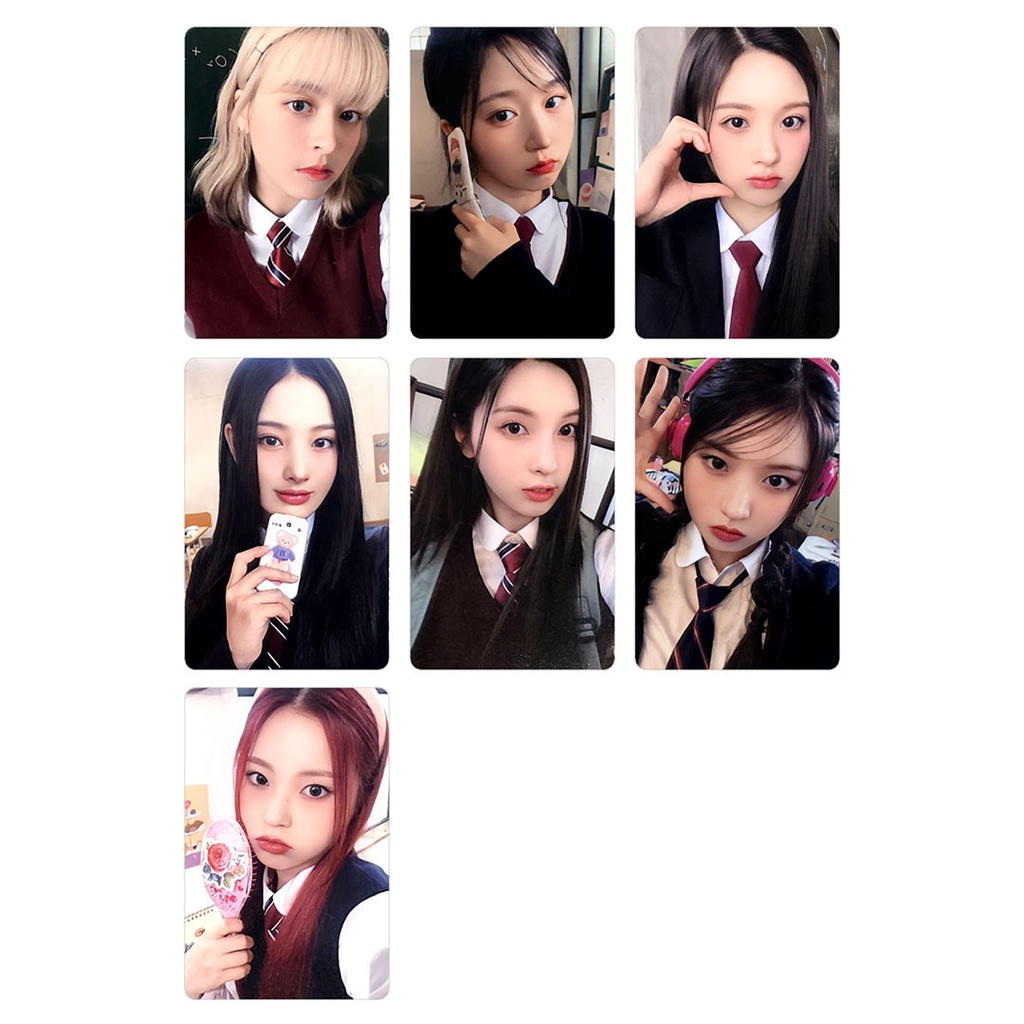 Set 7 Tấm Ảnh Lomo Card LILY HAEWON BAE JIWOO Kpop 2023