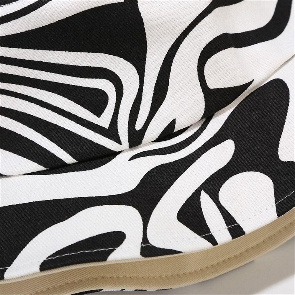 Mũ Bucket Chống Nắng In Họa Tiết Kẻ Sọc Thời Trang Cho Nam