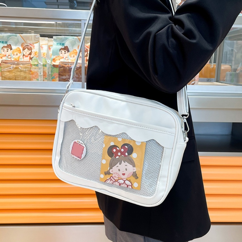 Túi Đeo Chéo Trong Suốt Phong Cách Harajuku Cho Nữ