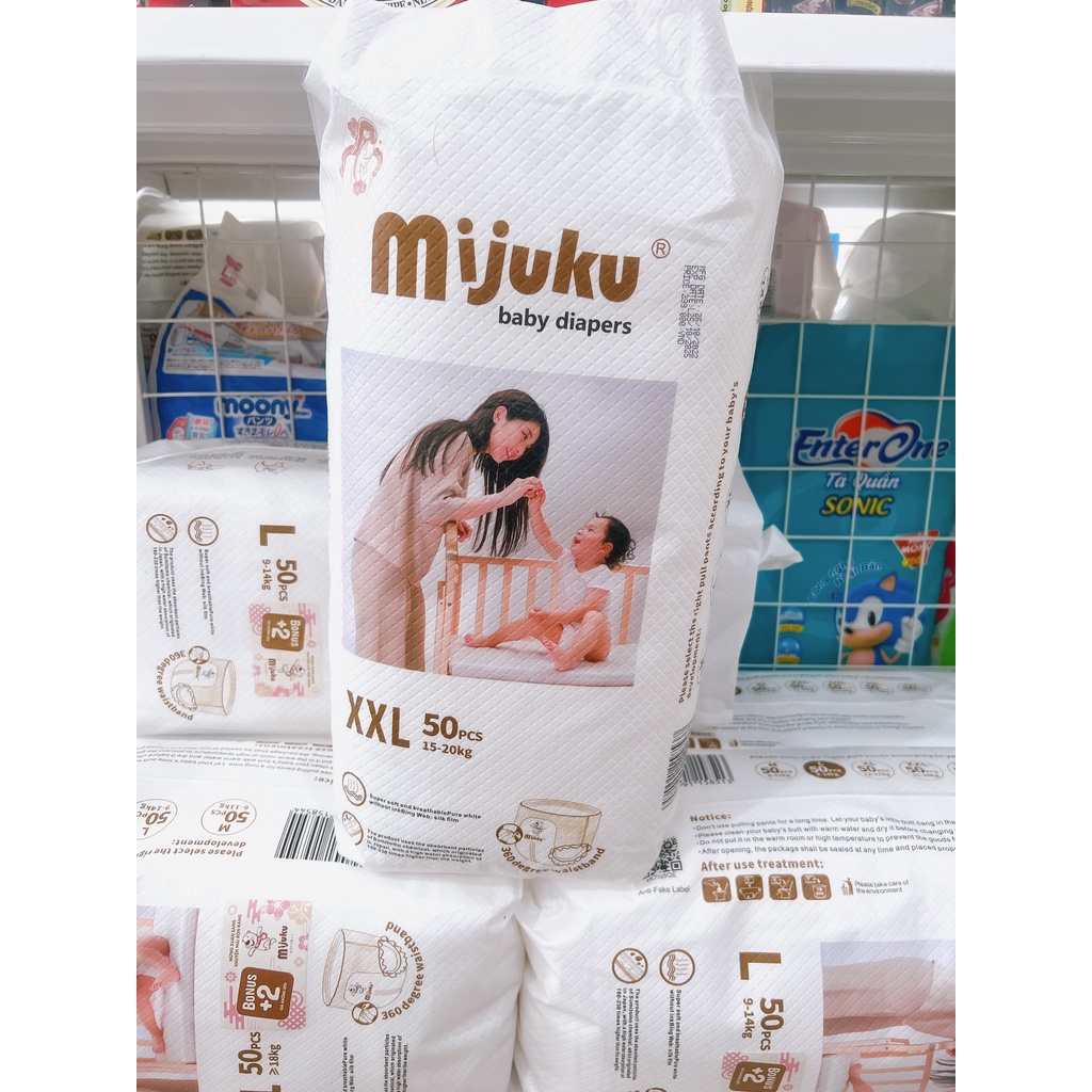 Combo 100 Tả quần cao cấp Mijuku M/L/XL/XXL/XXXL/4XL/5XL