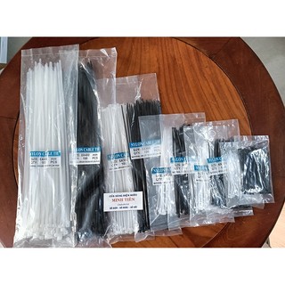 Dây rút nhựa đủ size 1t, 1t5, 2t, 3t, 4t có 2 màu trắng, đen lựa chọn