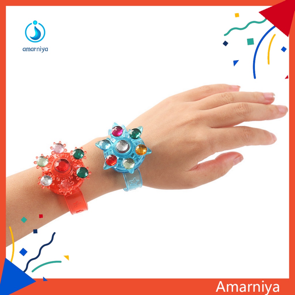 Set 5 Vòng Tay Con Quay Hồi Chuyển 3 Tốc Độ Phát Sáng Họa Tiết Hoạt Hình Sáng Tạo Dành Cho Bé Trai Và Bé Gái