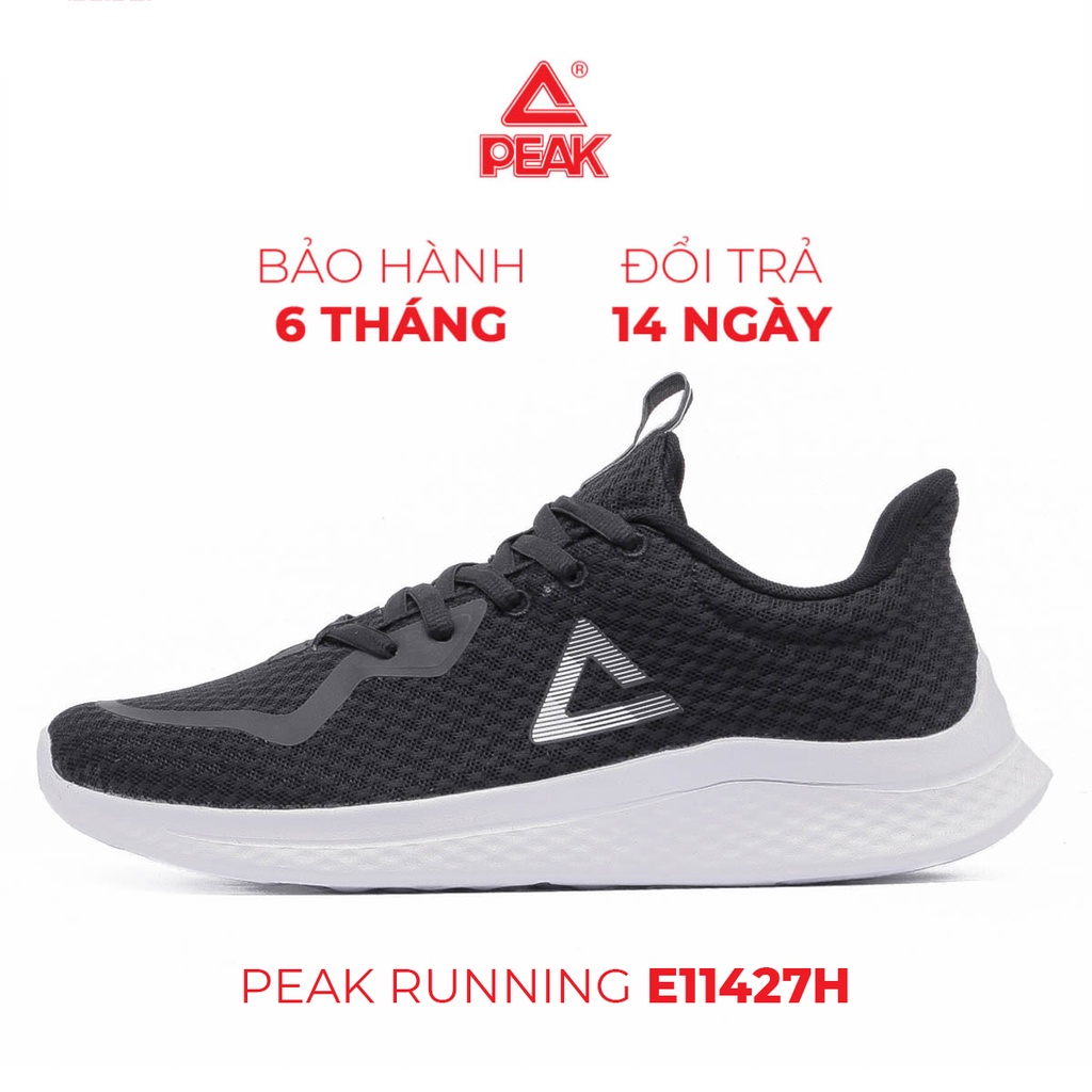 [Mã FATP17 giảm 50K đơn 200K] Giày chạy bộ nam Peak E11427H, giày thể thao running siêu nhẹ