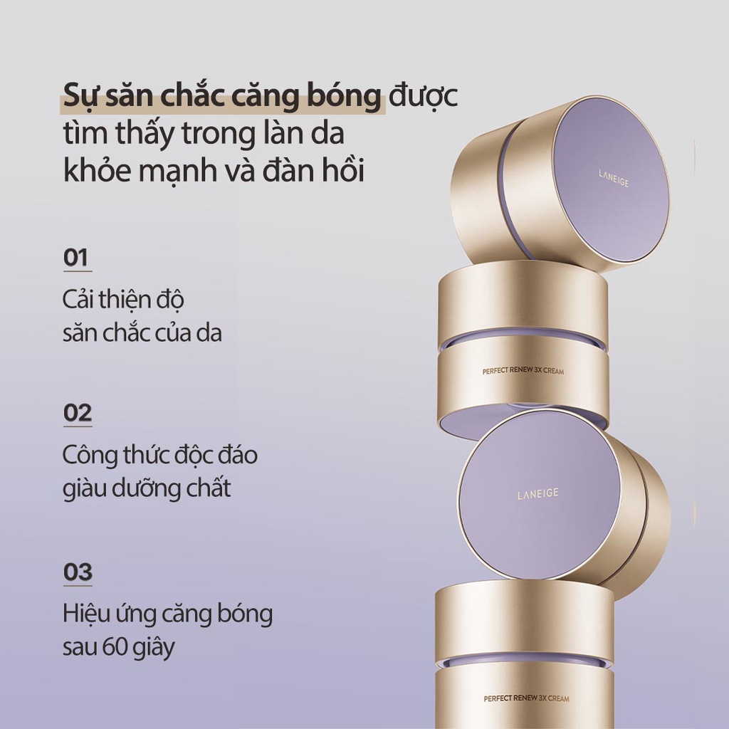 Kem dưỡng chống lão hóa Laneige Perfect Renew 3X Cream 8ml Phiên bản cải tiến