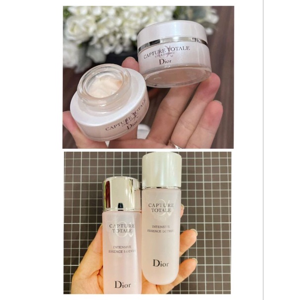 Nước thần và kem dưỡng Dior capture