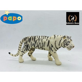 Mô hình động vật , đồ chơi con vật Papo chính hãng Hổ trắng 50045 - Schleich House