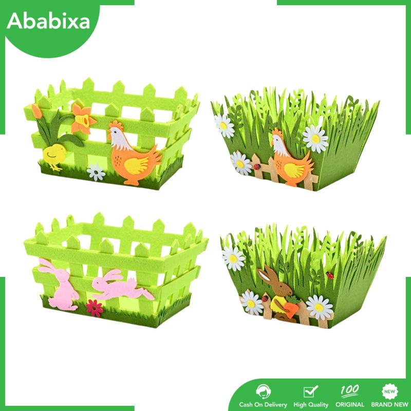 Giỏ Đựng Trứng Phục Sinh Bằng Vải Không Dệt Bền Bỉ Có Thể Tái Sử Dụng Cho Phòng Khách / Tiệc Giáng Sinh