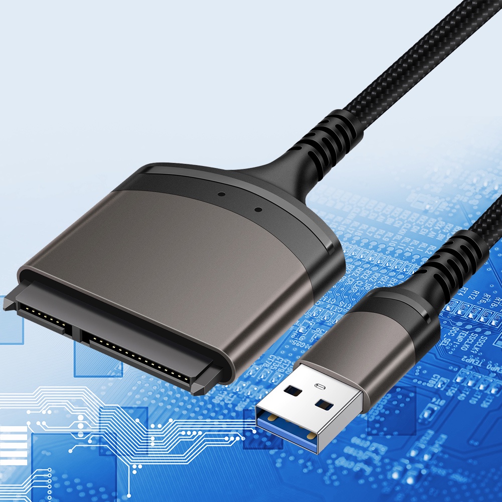 Cáp KếT NốI 23cm USB 3.0 / Type C Sang SATA 1 Gbps Cho Ổ CứNg SSD HDD 2.5 Inch